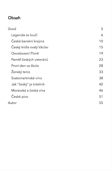 A Czech language workbook with texts and exercises about the Czech Republic, Czech realia, and culture for B1 level students with content.